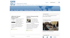 Desktop Screenshot of cipe-af.org